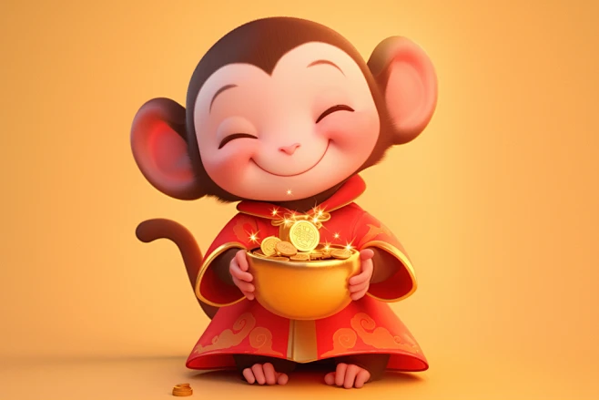 monkey horoscope 2026 illustration