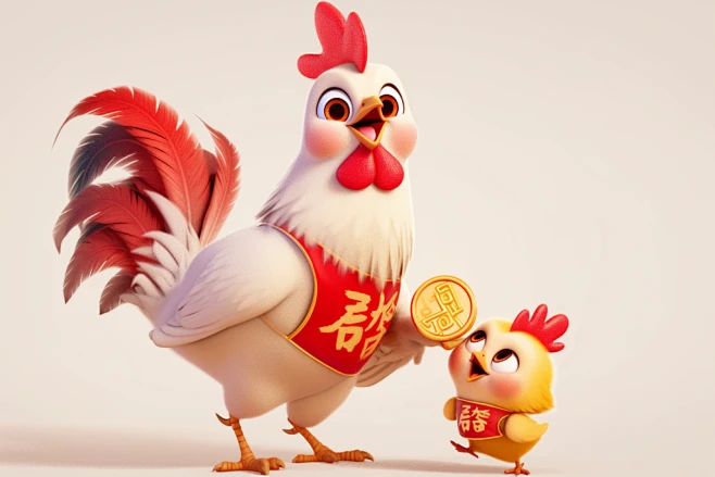 Rooster Horoscope 2026 illustration