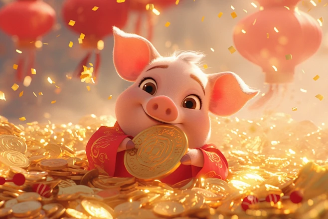 Pig Horoscope 2026 illustration