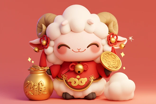 Metal Goat Chinese Zodiac — 1991 Metal Goat year