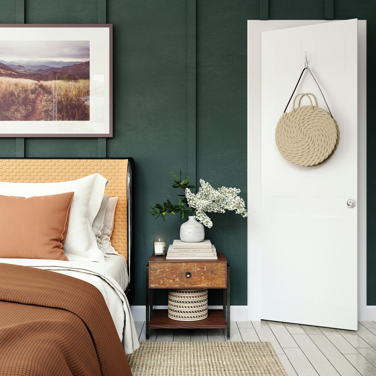 A thoughtfully arranged feng shui wealth corner with healthy green plants, a small water feature, natural light, and open space for qi to gather and settle