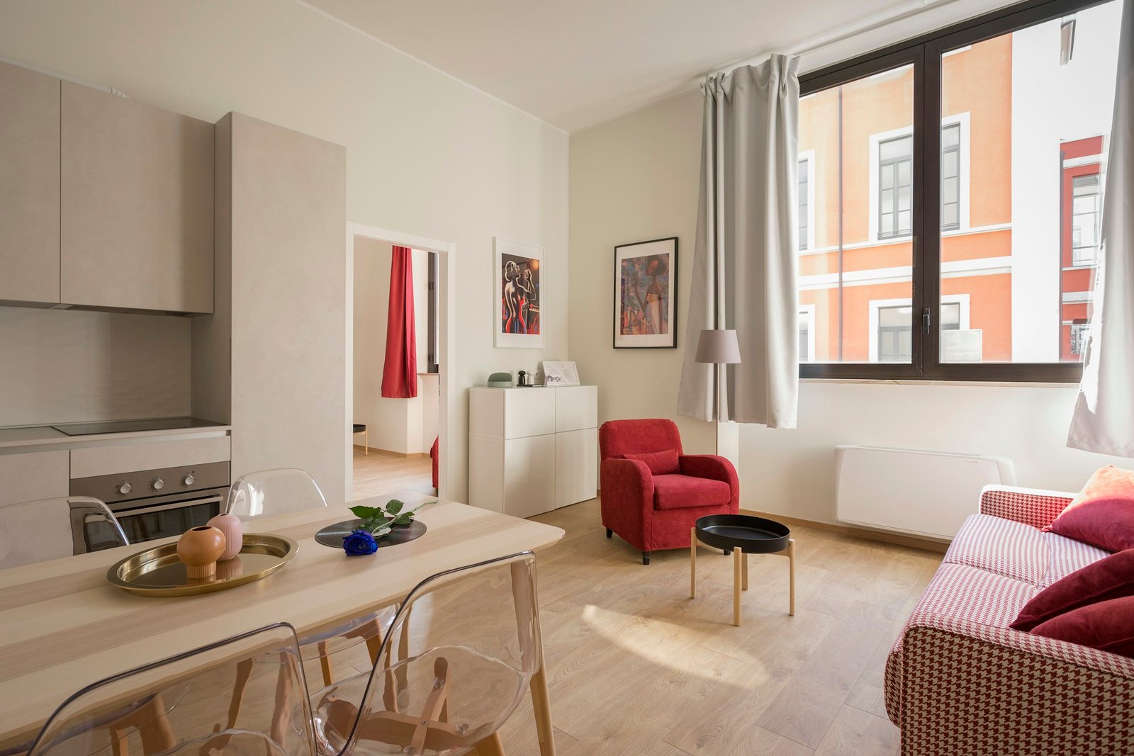 Bright apartment living room layout assessed during a feng shui apartment consultation